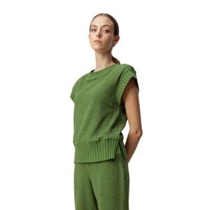 sundays Green Textured Blouse